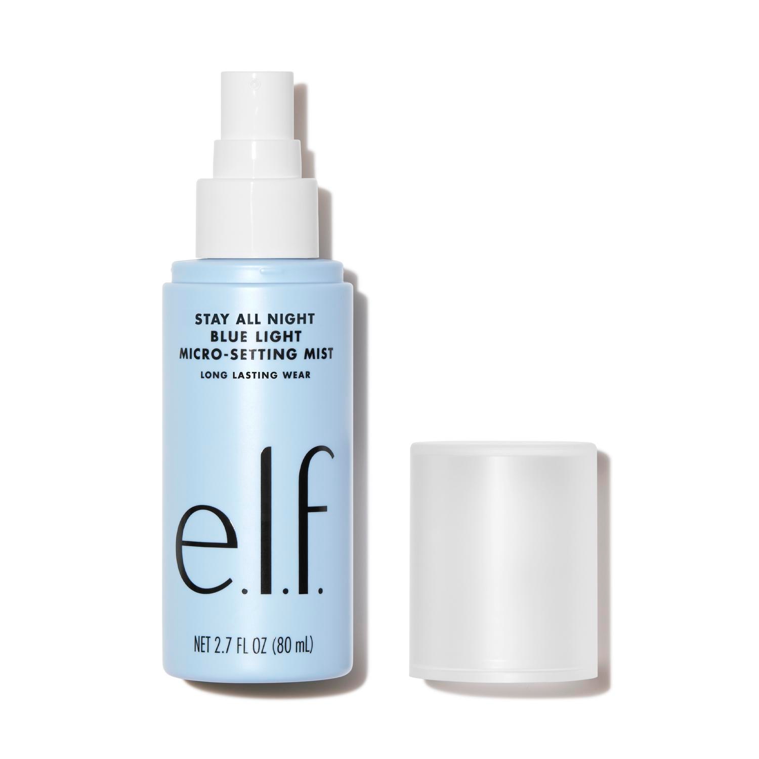 E.L.F. STAY ALL NIGHT BLUE LIGHT MICRO-SETTING MIST (FACIAL Y MAQUILLAJE MATE SPRAY FIJADOR)